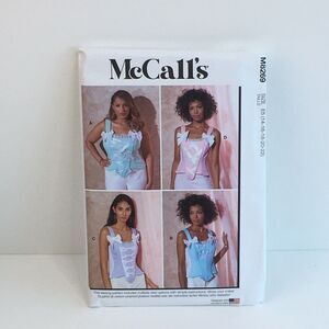 Corsets Satin Size 14-22 A B C D Cups Sizes UNCUT Pattern m8269